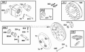 Page P Diagram and Parts List for 32K437-0112-01  Briggs and Stratton Engine